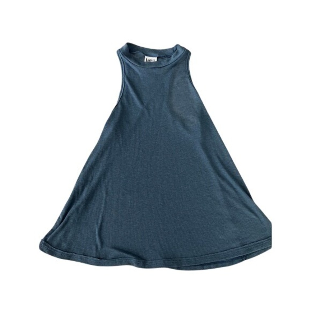 Free People Ribbed Knit Tank Top Sleeveless‎ Blue Casual Everyday SP